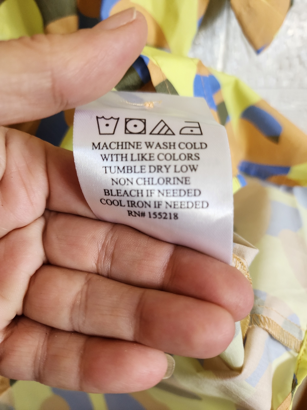 Wildfang Yellow Multicolor Short-Sleeve Button-Down Shirt - Picture 5 of 7